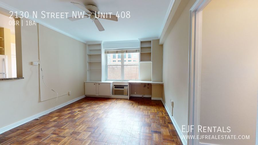 Dupont East Studio Apartment W/Private Roof Deck, Built-In Shelving, & More! property image
