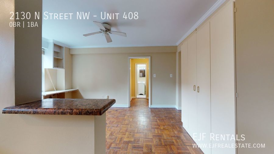 Dupont East Studio Apartment W/Private Roof Deck, Built-In Shelving, & More! property image