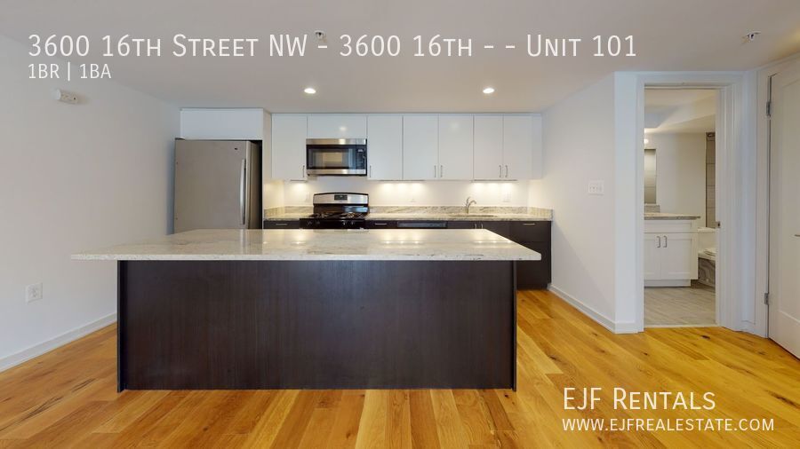 Sleek and Updated One Bedroom/One Bathroom in Mount Pleasant W/Stacked Washer/Dryer, Stainless Steel Appliances, & More! property image