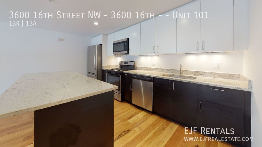 Sleek and Updated One Bedroom/One Bathroom in Mount Pleasant W/Stacked Washer/Dryer, Stainless Steel Appliances, & More! property image