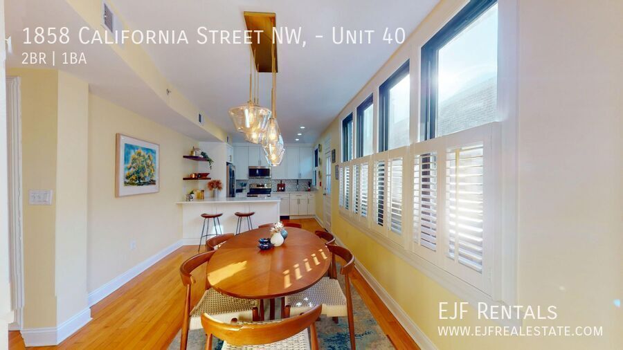 Top Floor Fully Furnished 1,000 Square Foot One Bedroom Plus Den in Kalorama property image