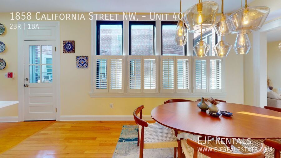 Top Floor Fully Furnished 1,000 Square Foot One Bedroom Plus Den in Kalorama property image