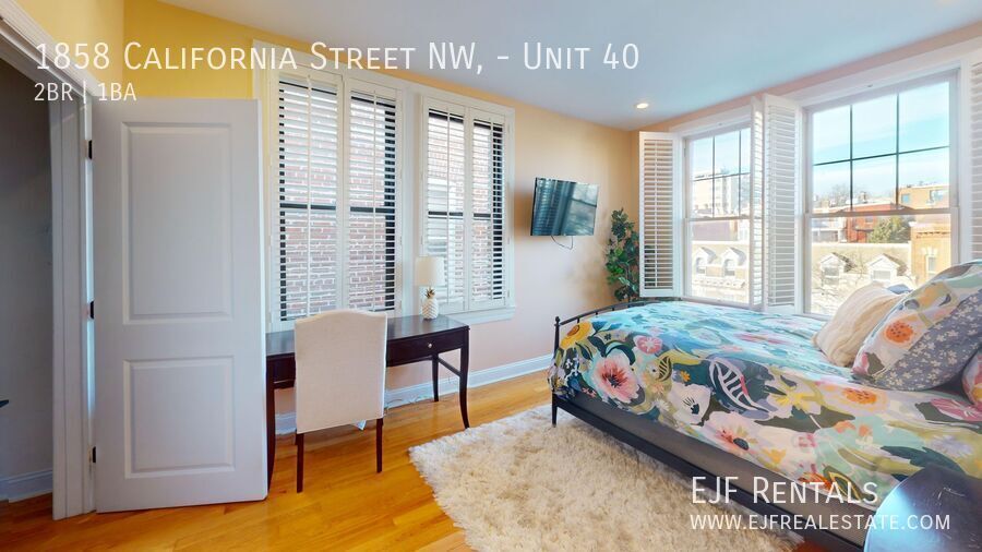 Top Floor Fully Furnished 1,000 Square Foot One Bedroom Plus Den in Kalorama property image