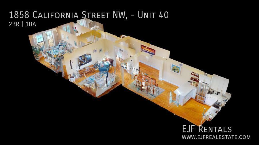 Top Floor Fully Furnished 1,000 Square Foot One Bedroom Plus Den in Kalorama property image