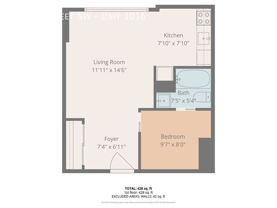 Logan Circle Top Floor Studio Apartment W/Roof Top & Pool! property image