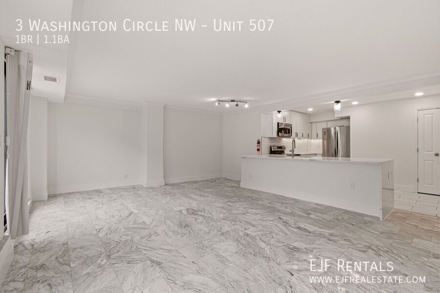 Stunning 1,000 Square Foot Washington Circle Apartment W/Garage Parking, Private Terrace, & Storage property image