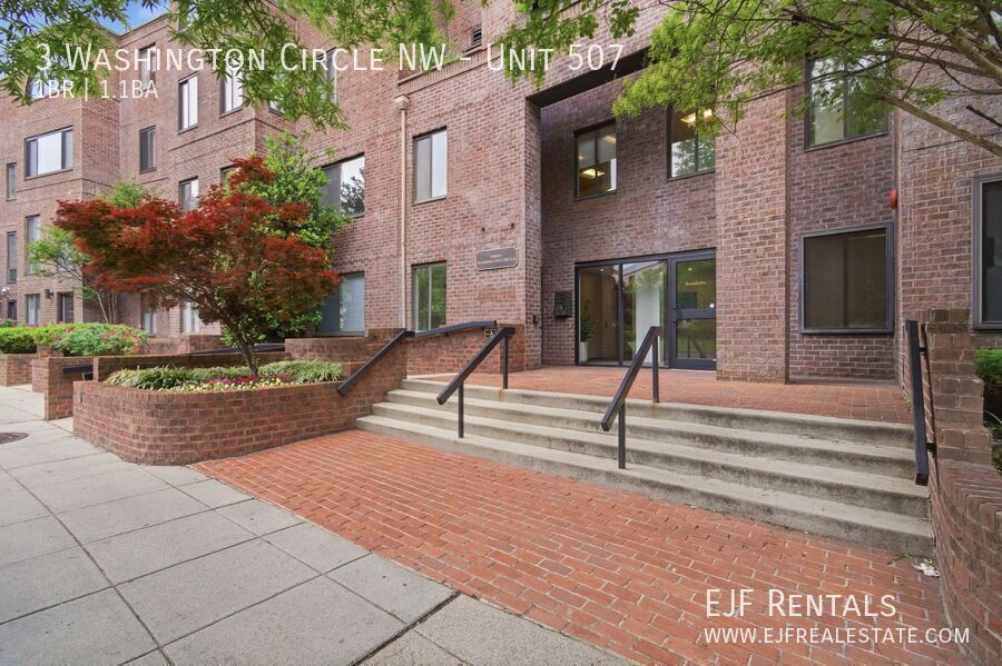 Stunning 1,000 Square Foot Washington Circle Apartment W/Garage Parking, Private Terrace, & Storage property image