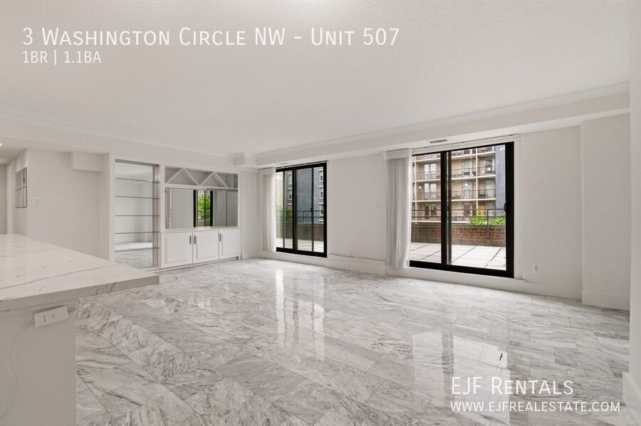Stunning 1,000 Square Foot Washington Circle Apartment W/Garage Parking, Private Terrace, & Storage property image