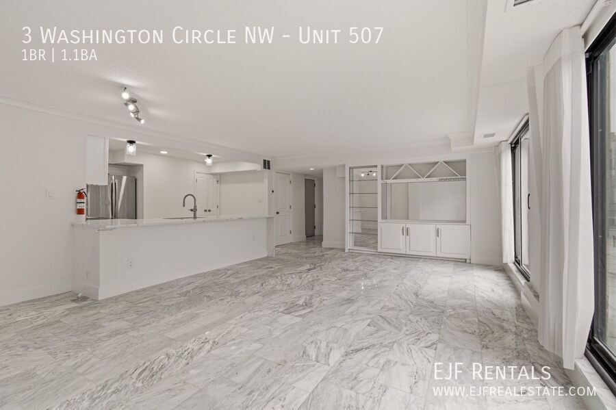 Stunning 1,000 Square Foot Washington Circle Apartment W/Garage Parking, Private Terrace, & Storage property image