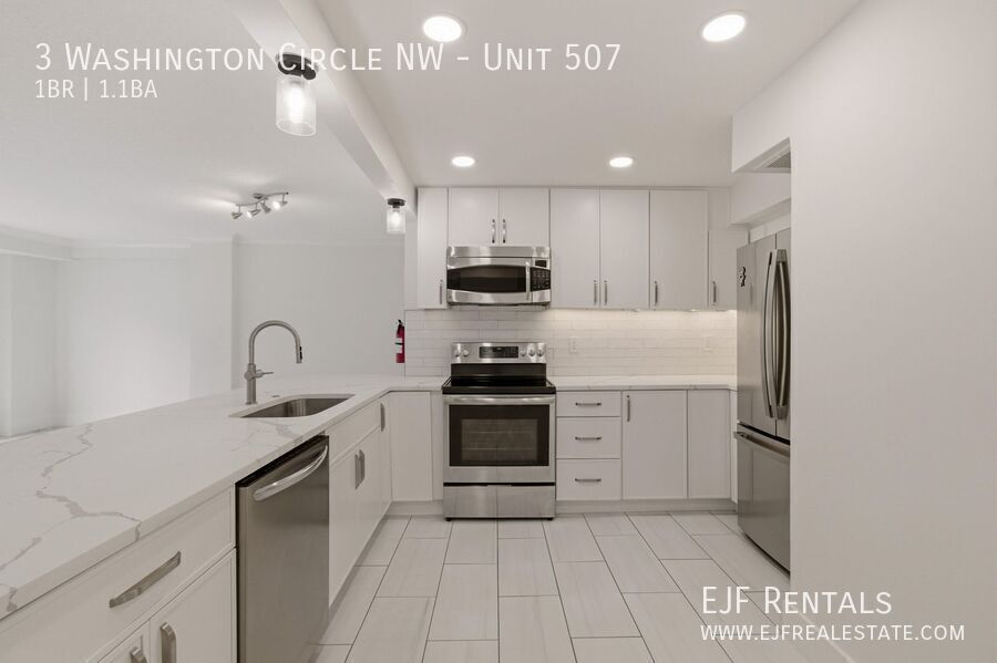Stunning 1,000 Square Foot Washington Circle Apartment W/Garage Parking, Private Terrace, & Storage property image