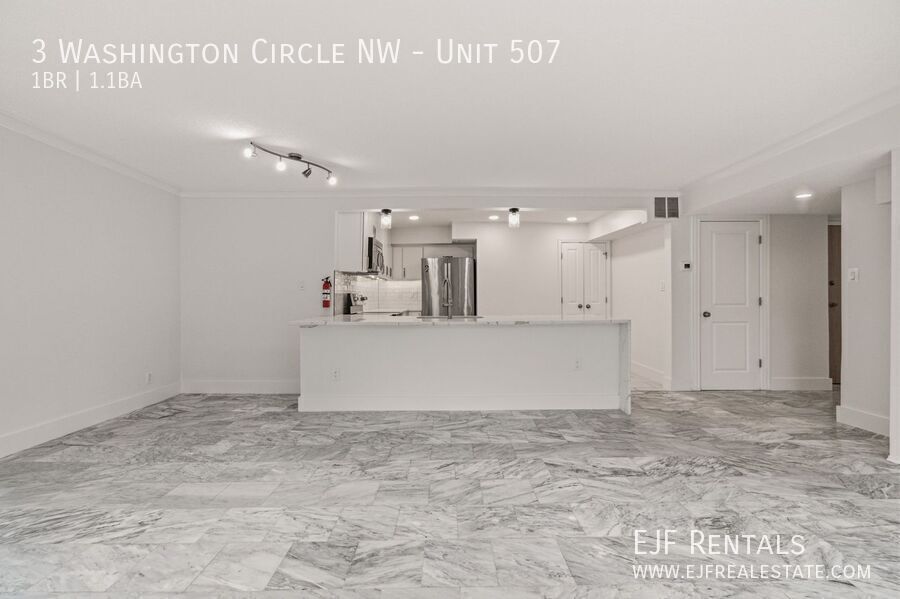 Stunning 1,000 Square Foot Washington Circle Apartment W/Garage Parking, Private Terrace, & Storage property image