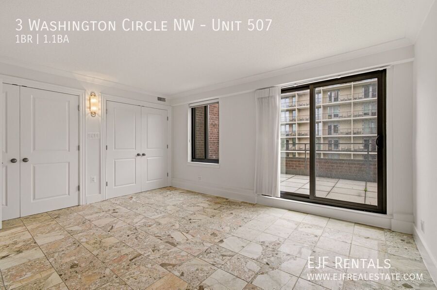 Stunning 1,000 Square Foot Washington Circle Apartment W/Garage Parking, Private Terrace, & Storage property image