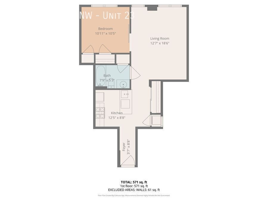 Sleek and Modern One Bedroom in Chinatown- Rooftop property image